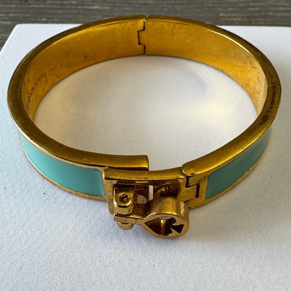 Gold and Turquoise Bracelet